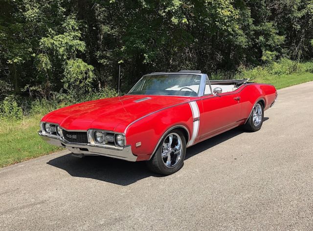 1968 SCARLET Oldsmobile 442 Convertible