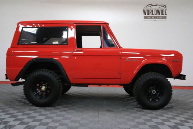 1968 Red Ford Bronco