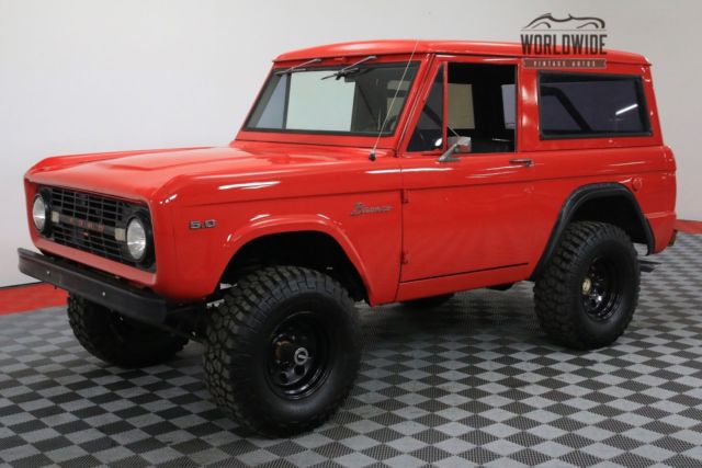 1968 Red Ford Bronco