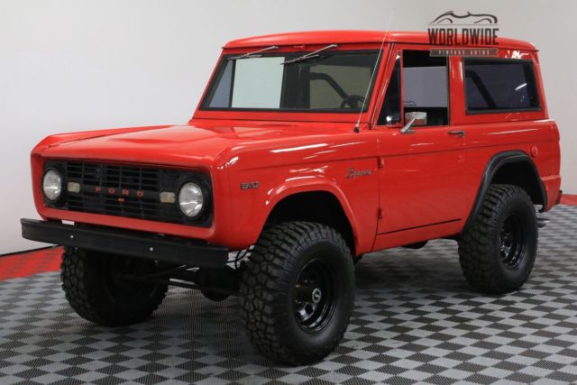 1968 Red Ford Bronco