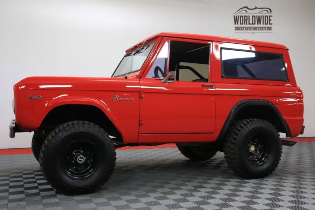 1968 Red Ford Bronco