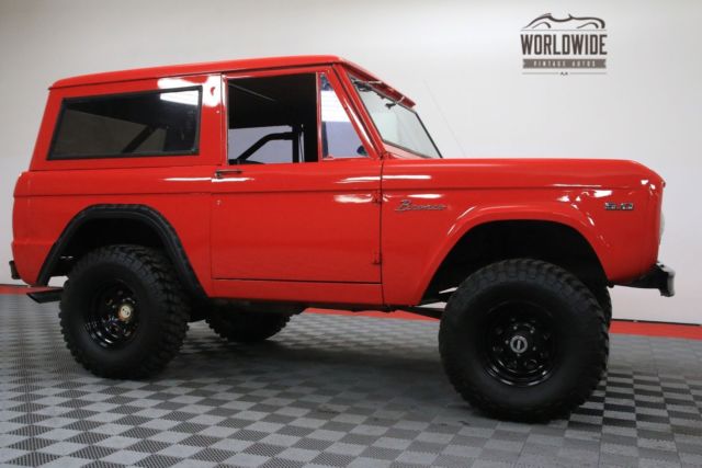 1968 Red Ford Bronco
