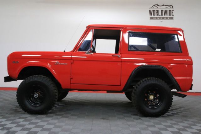 1968 Red Ford Bronco