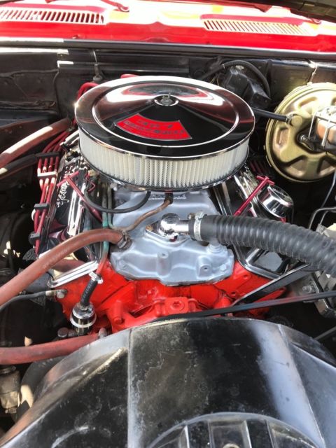 1968 Red Chevrolet Camaro Convertible