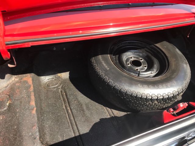 1968 Red Chevrolet Camaro Convertible