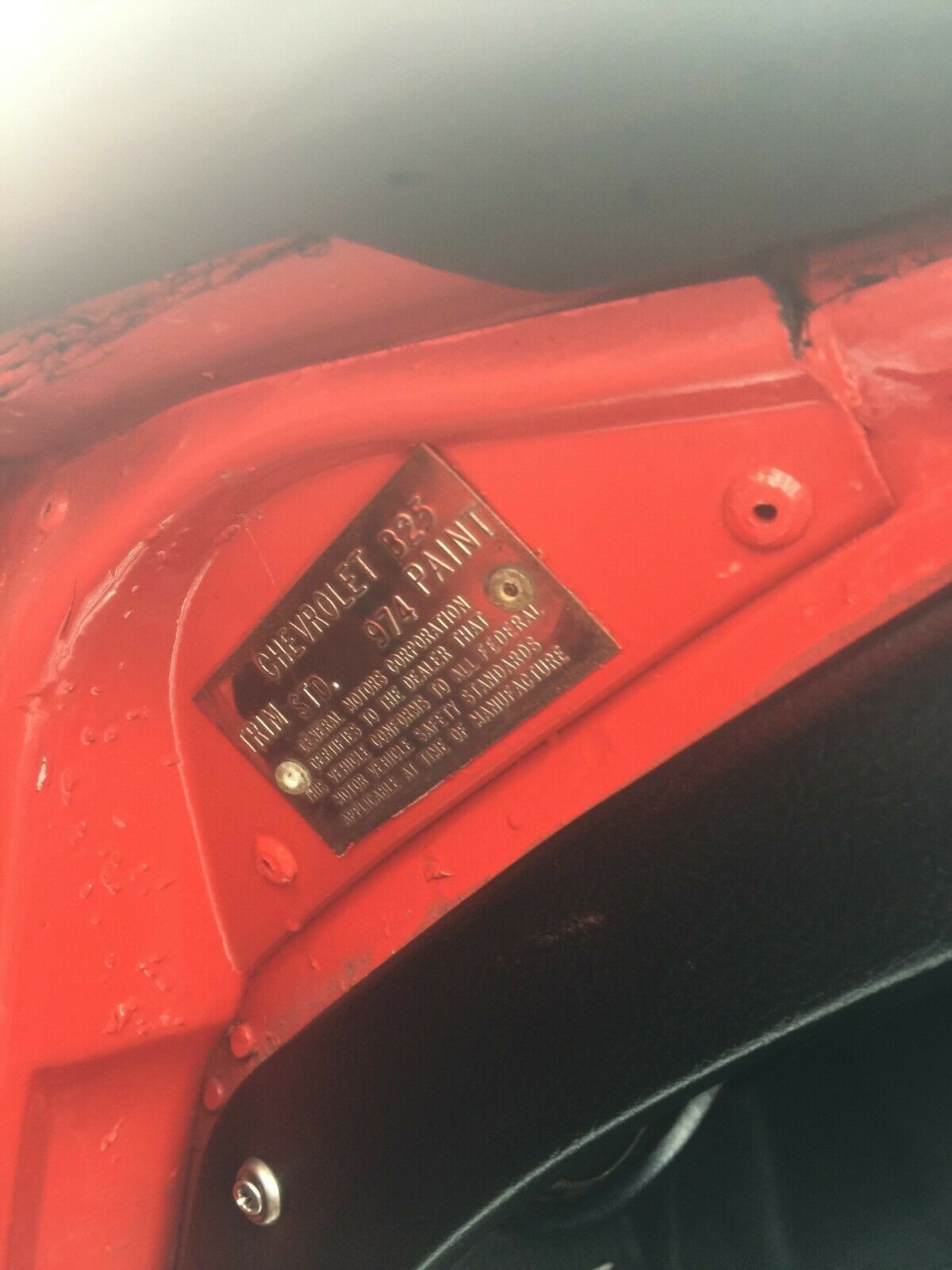 1968 Red Chevrolet Corvette Convertible