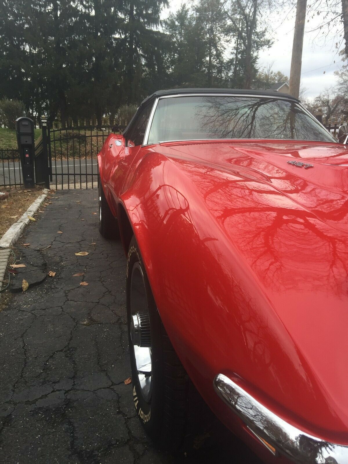 1968 Red Chevrolet Corvette Convertible