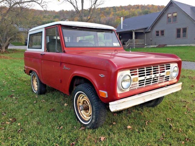 1968 Red Ford Bronco SUV