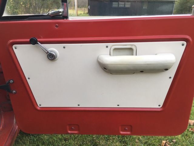 1968 Red Ford Bronco SUV