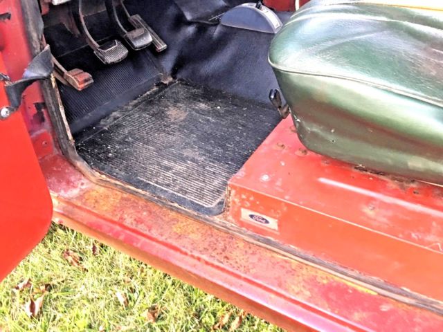1968 Red Ford Bronco SUV