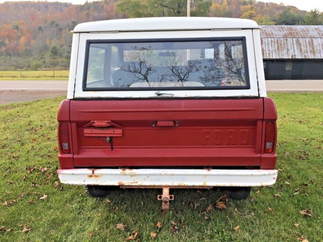 1968 Red Ford Bronco SUV