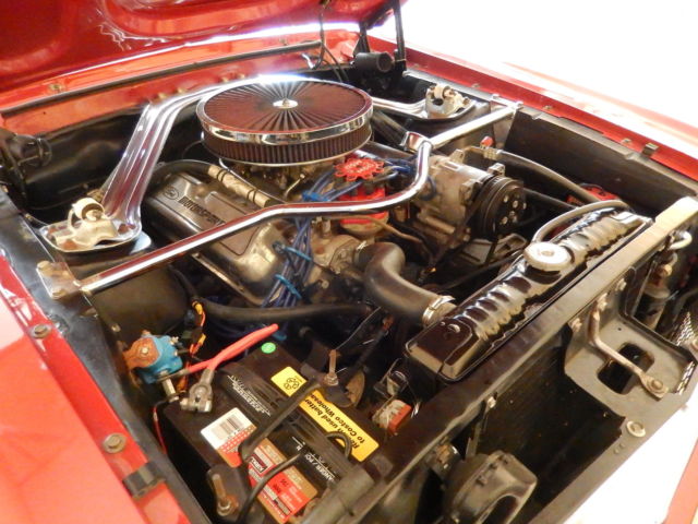 1968 Red Ford Mustang Convertible