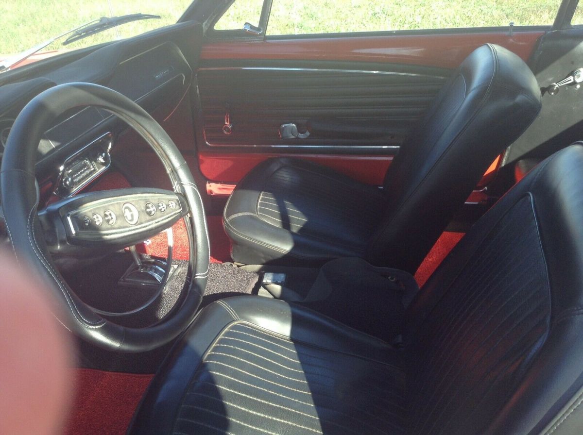 1968 Red Ford Mustang Coupe