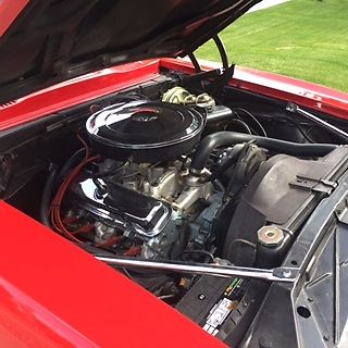 1968 Red Pontiac Firebird Convertible