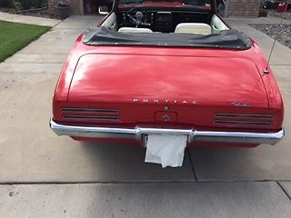 1968 Red Pontiac Firebird Convertible