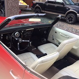1968 Red Pontiac Firebird Convertible