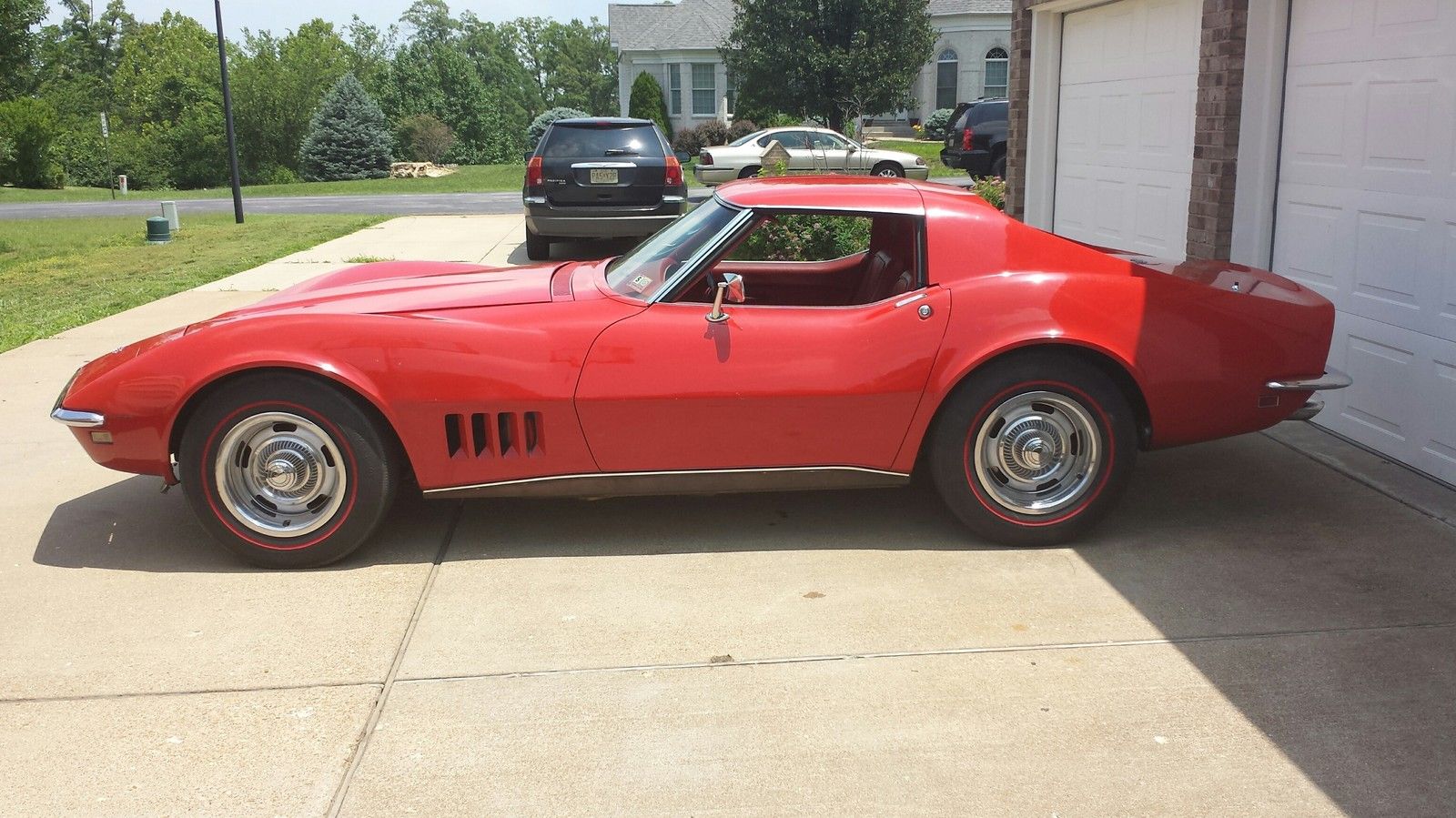 1968 Red Chevrolet Corvette Coupe