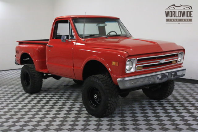 1968 Red Chevrolet PICKUP