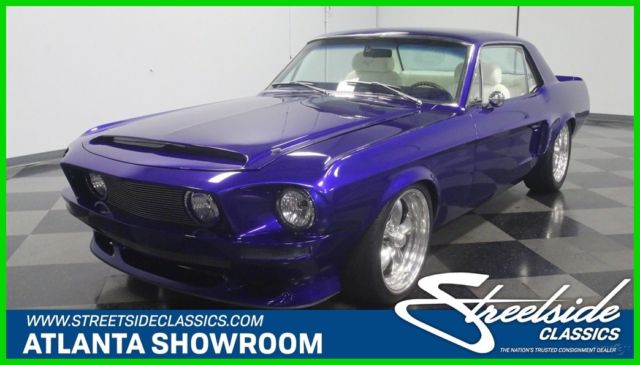 1968 Blue Ford Mustang