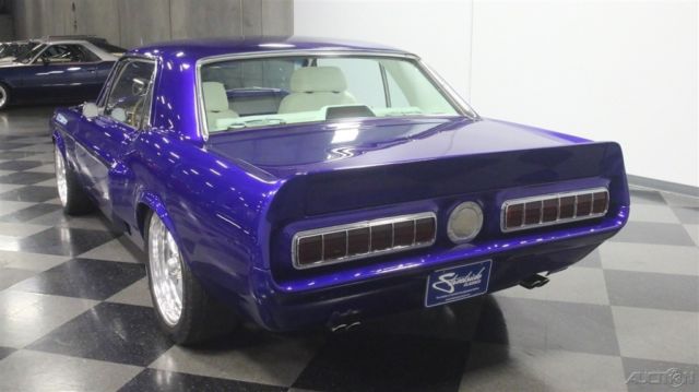 1968 Blue Ford Mustang