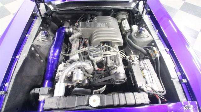 1968 Blue Ford Mustang