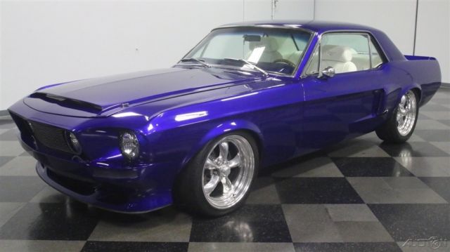 1968 Blue Ford Mustang