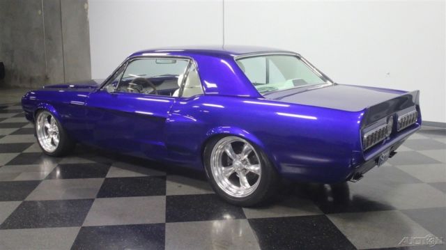 1968 Blue Ford Mustang