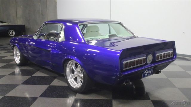 1968 Blue Ford Mustang