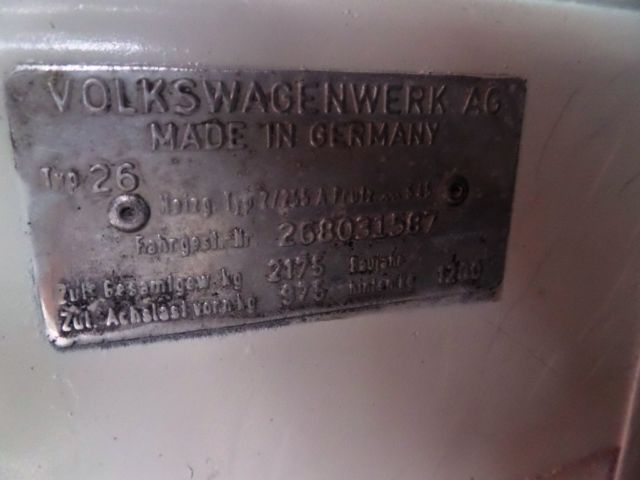 1968 BEIGE Volkswagen Bus/Vanagon Standard Cab Pickup