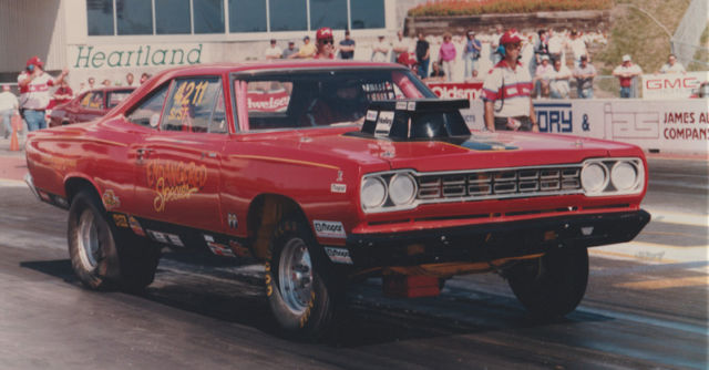 1968 Red Plymouth Road Runner Coupe