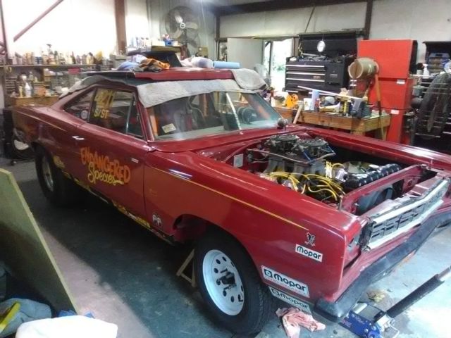 1968 Red Plymouth Road Runner Coupe