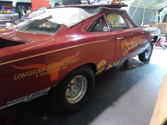 1968 Red Plymouth Road Runner Coupe