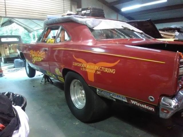 1968 Red Plymouth Road Runner Coupe