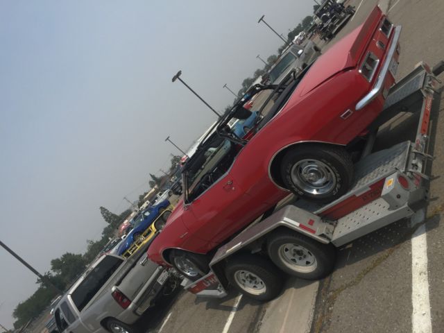 1968 Red Chevrolet Camaro Convertible