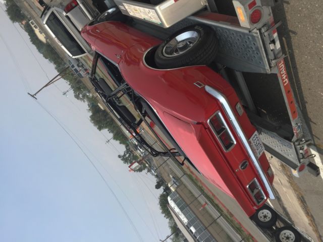 1968 Red Chevrolet Camaro Convertible