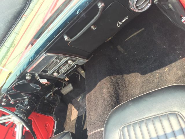 1968 Red Chevrolet Camaro Convertible