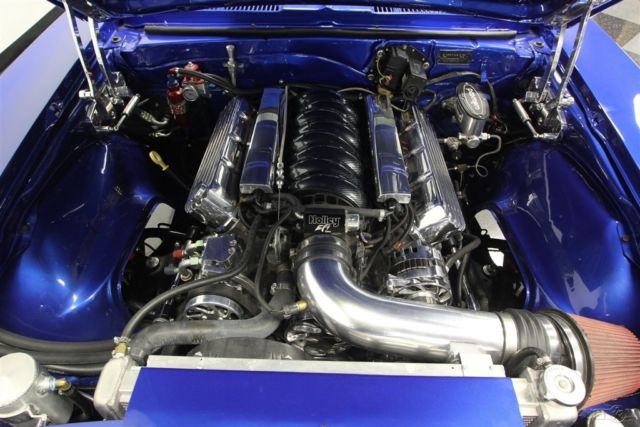 1968 Blue Chevrolet Camaro