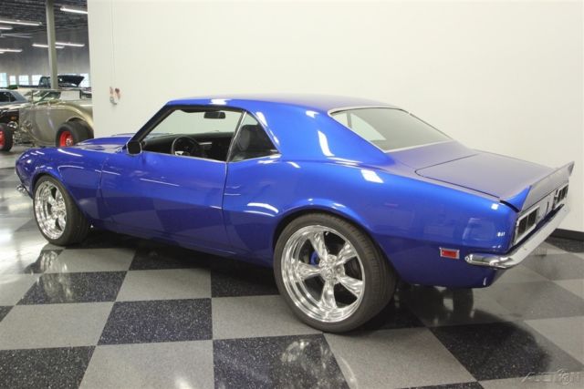 1968 Blue Chevrolet Camaro