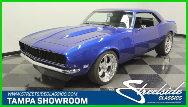 1968 Blue Chevrolet Camaro