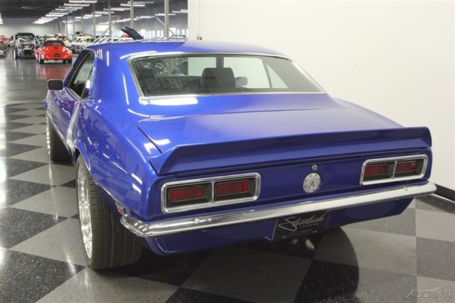 1968 Blue Chevrolet Camaro
