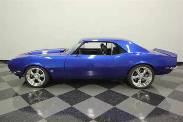 1968 Blue Chevrolet Camaro