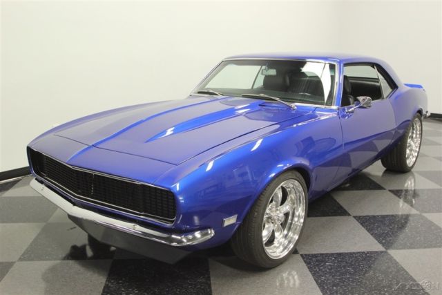 1968 Blue Chevrolet Camaro