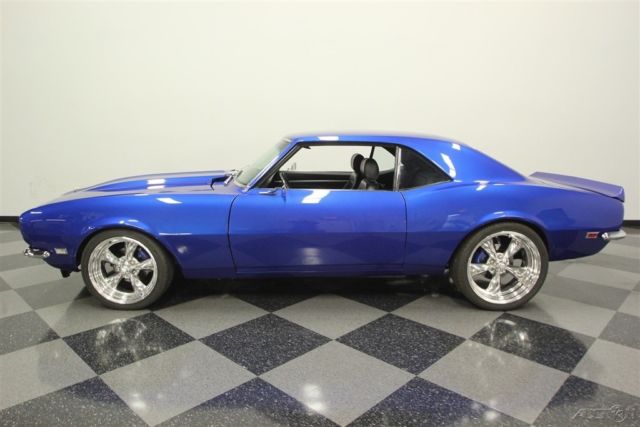 1968 Blue Chevrolet Camaro