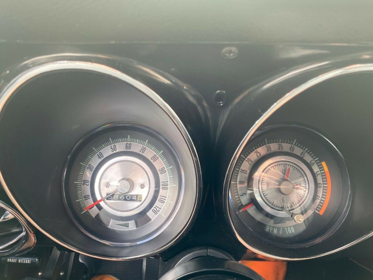 1968 Black Chevrolet Camaro Convertible