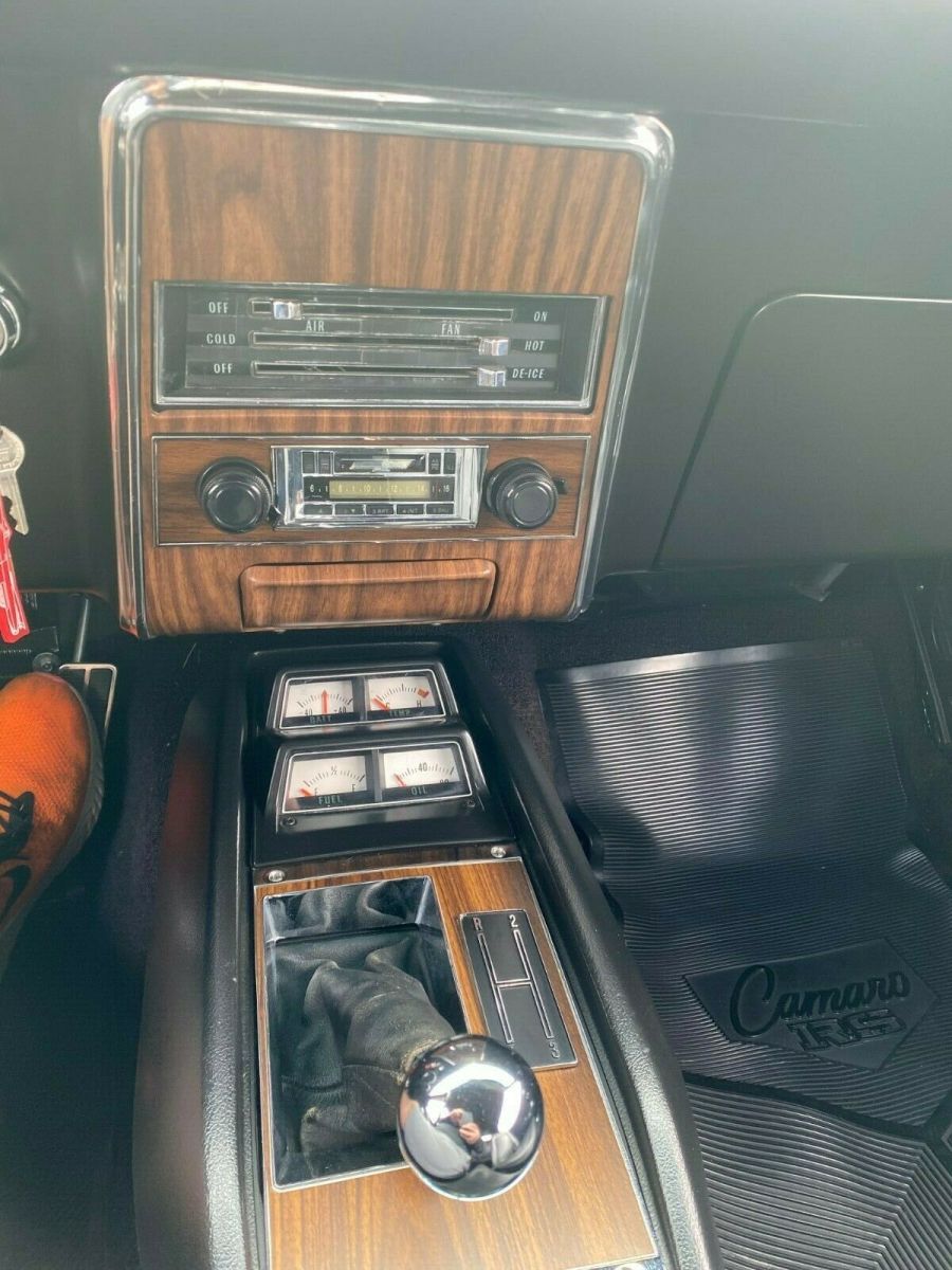 1968 Black Chevrolet Camaro Convertible