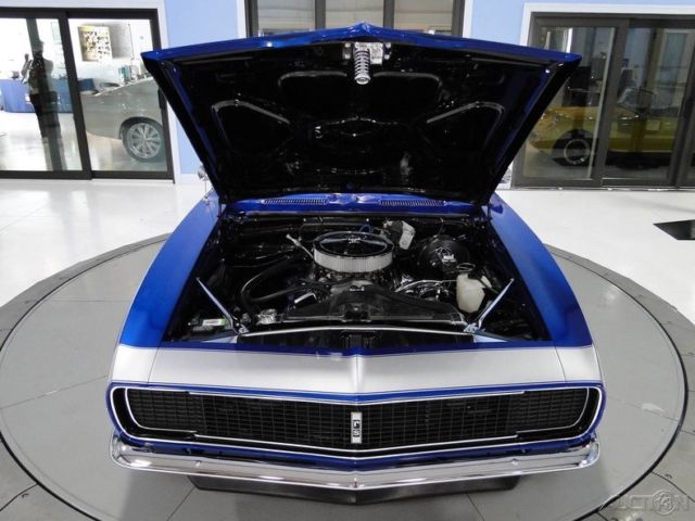 1968 Blue Chevrolet Camaro