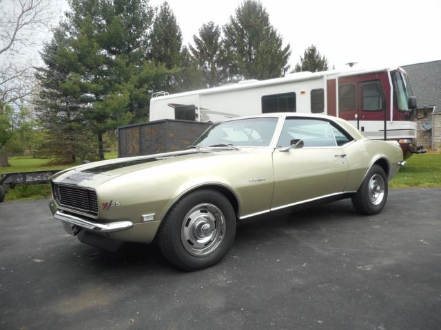 1968 ash gold g color Chevrolet Camaro Coupe