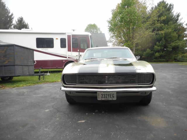 1968 ash gold g color Chevrolet Camaro Coupe