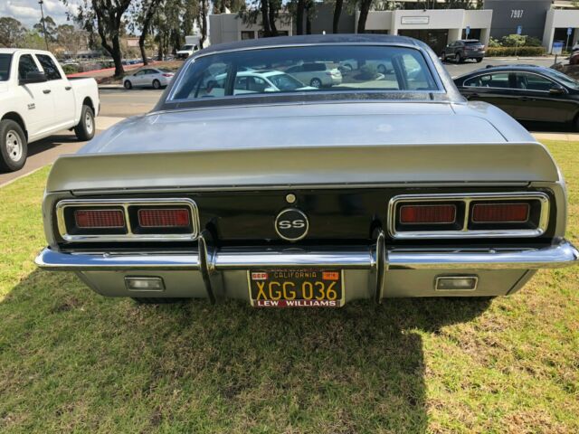 1968 Silver Chevrolet Camaro Coupe