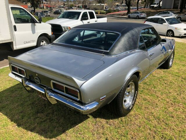1968 Silver Chevrolet Camaro Coupe